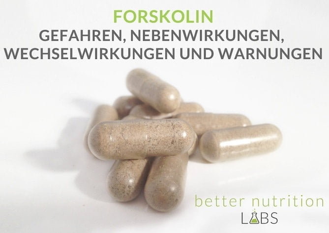 Forskolin Gefahren - Nebenwirkungen, Wechselwirkungen und Warnungen